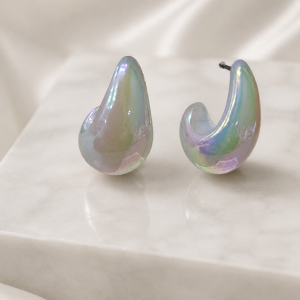 Rainbow kaju earrings