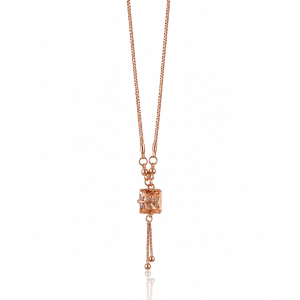 Anti Tarnish CZ Chain Pendant (9403) 25