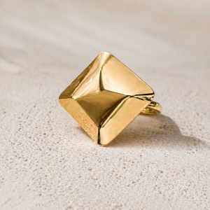 Anti Tarnish adjustable ring (9289) 43