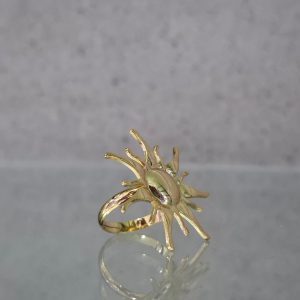Anti Tarnish adjustable ring (9312) 55