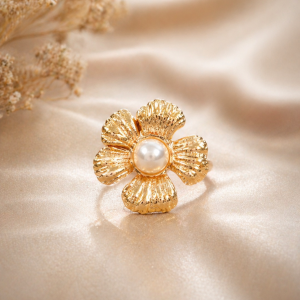 Anti Tarnish adjustable ring (9322) 50