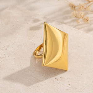 Anti Tarnish adjustable ring (9281) 38