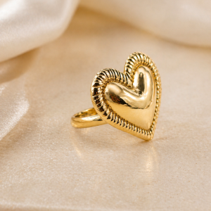 Anti Tarnish adjustable ring (9315) 25