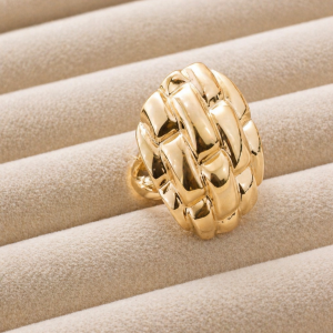 Anti Tarnish adjustable ring (9283) 46