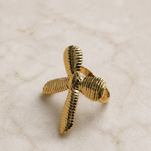 Anti Tarnish adjustable ring (9285) 74