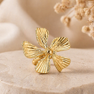 Anti Tarnish adjustable ring (9292) 65