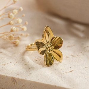 Anti Tarnish adjustable ring (9319) 5