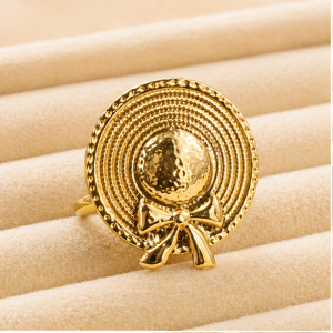 Anti Tarnish adjustable ring (9280) 42