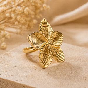 Anti Tarnish adjustable ring (9278) 52