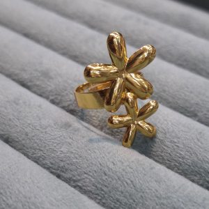 Anti Tarnish adjustable ring (9259) 7
