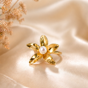 Anti Tarnish adjustable ring (9321) 10
