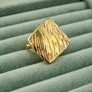 Anti Tarnish adjustable ring (9290) 49